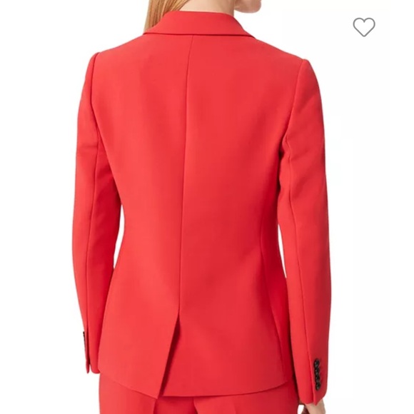 HOBBS London Suki One Button Blazer in Flame Red - Picture 4 of 13